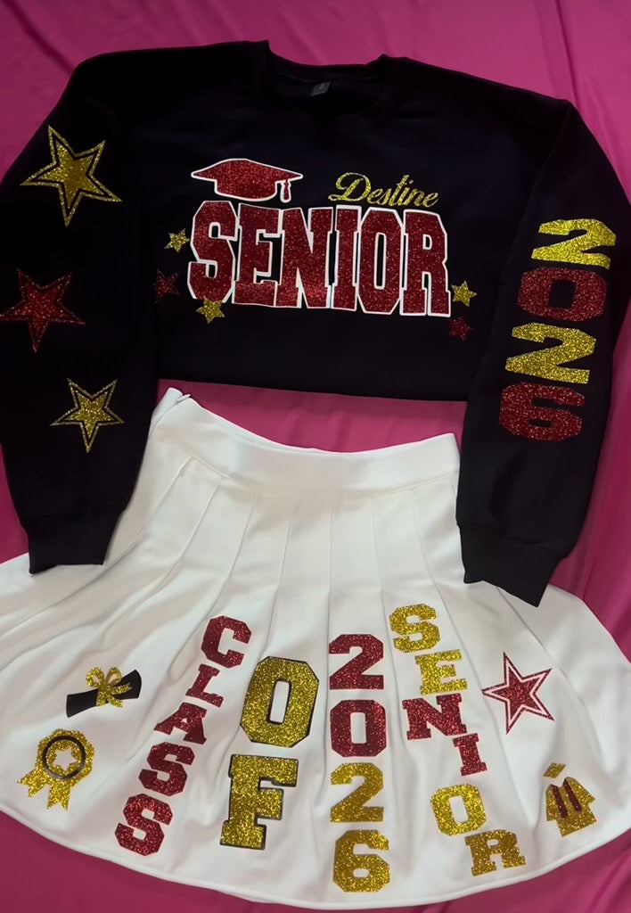 Custom Tennis Skirt Set
