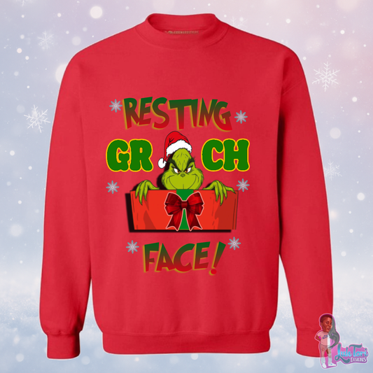 Rested Grinch Face